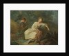 Young Couple in a Landscape by Jean-Baptiste Huet