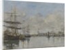 The Harbor of Le Havre, c.1885-90 by Eugene Louis Boudin