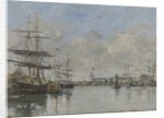 The Harbor of Le Havre, c.1885-90 by Eugene Louis Boudin