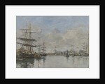 The Harbor of Le Havre, c.1885-90 by Eugene Louis Boudin