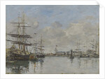 The Harbor of Le Havre, c.1885-90 by Eugene Louis Boudin