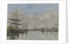 The Harbor of Le Havre, c.1885-90 by Eugene Louis Boudin