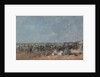 Beach Scene in Trouville, c.1870-74 by Eugene Louis Boudin