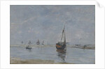 Trouville at Low Tide, c.1888-95 by Eugene Louis Boudin