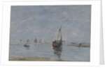 Trouville at Low Tide, c.1888-95 by Eugene Louis Boudin