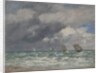 Sailboats near Trouville, c.1885-90 by Eugene Louis Boudin