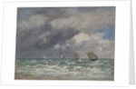 Sailboats near Trouville, c.1885-90 by Eugene Louis Boudin