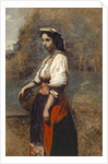 Italian Woman at the Well, 1865-70 by Jean Baptiste Camille Corot