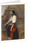 Italian Woman at the Well, 1865-70 by Jean Baptiste Camille Corot