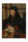 Portrait of Erasmus of Rotterdam in the Study by Hans (after) Holbein the Younger