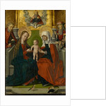 Saint Anne with the Virgin and Child, Joseph, Joachim, God the Father and the Holy Ghost by Hans (and workshop) Holbein the Elder