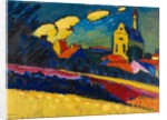 Study for Murnau, Landscape with Church, 1909 by Wassily Kandinsky