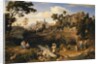 Landscape near Olevano with a Parade of Dancing Peasants, 1823-24 by Joseph Anton Koch