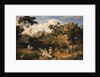 Landscape near Olevano with a Parade of Dancing Peasants, 1823-24 by Joseph Anton Koch
