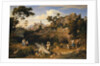 Landscape near Olevano with a Parade of Dancing Peasants, 1823-24 by Joseph Anton Koch