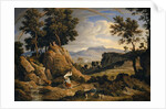 Landscape near Olevano with Rainbow, 1823-24 by Joseph Anton Koch