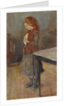Redhaired Girl with White Rat, 1886 by Edvard Munch