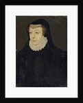 Catherine of Medici, Queen of France, as Widow by Francois Clouet