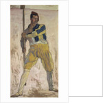 Warrior with halberd, c.1898 by Ferdinand Hodler