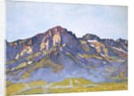 The Dents Blanches at Champéry in the Morning Sun, 1916 by Ferdinand Hodler