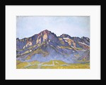 The Dents Blanches at Champéry in the Morning Sun, 1916 by Ferdinand Hodler