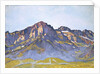 The Dents Blanches at Champéry in the Morning Sun, 1916 by Ferdinand Hodler