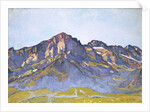 The Dents Blanches at Champéry in the Morning Sun, 1916 by Ferdinand Hodler