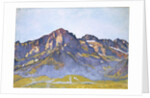 The Dents Blanches at Champéry in the Morning Sun, 1916 by Ferdinand Hodler