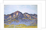 The Dents Blanches at Champéry in the Morning Sun, 1916 by Ferdinand Hodler