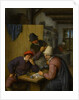 Three Drinking and Smoking Farmers in a Tavern, 1666-67 by Adriaen Jansz. van Ostade