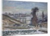 Snowy Landscape near l'Hermitage, 1875 by Camille Pissarro