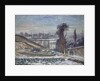Snowy Landscape near l'Hermitage, 1875 by Camille Pissarro