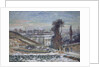 Snowy Landscape near l'Hermitage, 1875 by Camille Pissarro