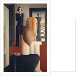 Interior with Five Figures, Roman, 1925 by Oskar Schlemmer