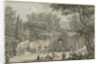 View of the Garden of Villa d’Este in Tivoli, c.1725 by Isaac de Moucheron