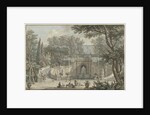 View of the Garden of Villa d’Este in Tivoli, c.1725 by Isaac de Moucheron