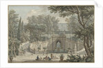 View of the Garden of Villa d’Este in Tivoli, c.1725 by Isaac de Moucheron