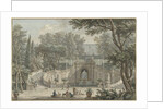 View of the Garden of Villa d’Este in Tivoli, c.1725 by Isaac de Moucheron