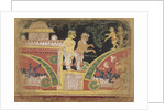 Krishna Overturning the Cart, anonymous, c. 1520-30 by Anonymous Anonymous
