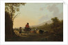 Landscape with Cattle Driver and Shepherd, c.1780-85 by Jacob van Strij