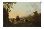Landscape with Cattle Driver and Shepherd, c.1780-85 by Jacob van Strij