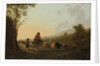 Landscape with Cattle Driver and Shepherd, c.1780-85 by Jacob van Strij