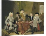 Inspectors of the Collegium Medicum in Amsterdam, 1724 by Cornelis Troost