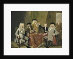 Inspectors of the Collegium Medicum in Amsterdam, 1724 by Cornelis Troost