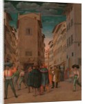 Florentine Street Scene with Twelve Figures, 1540-60 by Italian School