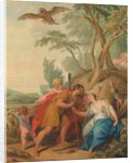 Jupiter, Disguised as a Shepherd, Seducing Mnemosyne, the Goddess of Memory, 1727 by Jacob de Wit