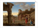 The Prophet Elijah and the Widow of Zarephath, c.1630 by Cornelis van Poelenburgh or Poelenburch