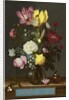 Bouquet of Flowers in a Glass Vase, 1621 by Ambrosius the Elder Bosschaert
