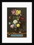 Bouquet of Flowers in a Glass Vase, 1621 by Ambrosius the Elder Bosschaert