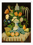Flowers and fruit, c.1870 by American School